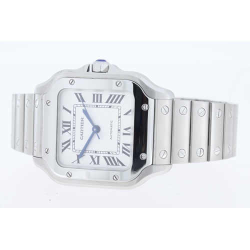 183 - Brand: Cartier Model Name: Santos Reference: WSSA0029 / 4075 Movement: Automatic Box: Box Papers: Pa... 