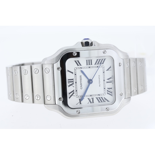 183 - Brand: Cartier Model Name: Santos Reference: WSSA0029 / 4075 Movement: Automatic Box: Box Papers: Pa... 