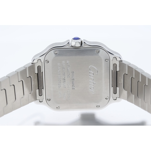 183 - Brand: Cartier Model Name: Santos Reference: WSSA0029 / 4075 Movement: Automatic Box: Box Papers: Pa... 