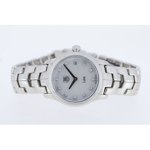 189 - Brand: Ladies Tag Heuer Model Name: Link Reference: WJF1414 Complication: Date Movement: Quartz Dial... 