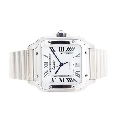 15 - Brand: Cartier
Model Name: Santos
Reference: 4072
Movement: Automatic
Year: Circa 2020
Dial shape: S... 