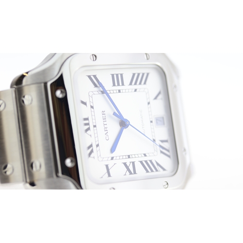 15 - Brand: Cartier
Model Name: Santos
Reference: 4072
Movement: Automatic
Year: Circa 2020
Dial shape: S... 