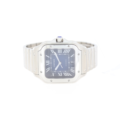 16 - Brand: Cartier
 Model Name: Santos 
 Reference: 4072
 Movement: Automatic
 Year: Circa 2020
 Dial sh... 