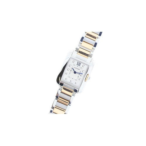 17 - Brand: Cartier
Model Name: Tank Anglaise
Reference: 3485
Movement: Quartz
Dial shape: Square
Dial co... 