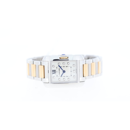 17 - Brand: Cartier
Model Name: Tank Anglaise
Reference: 3485
Movement: Quartz
Dial shape: Square
Dial co... 