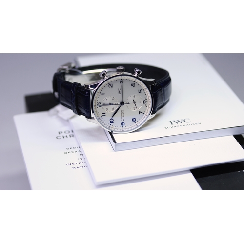 19 - Brand: Iwc
 Model Name: Portugieser 
 Reference: IW371446
 Movement: Automatic
 Year: 2018
 Box: Ful... 