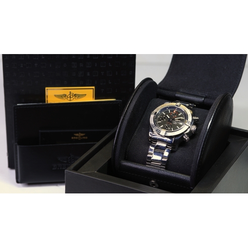 3 - Brand: Breitling
 Model Name: Avenger II 
 Reference: A13381
 Movement: Automatic
 Year: 2014
 Box: ... 