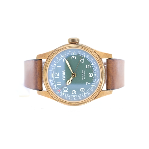 40 - Brand: Oris
 Model Name: Bronze Big Crown 
 Reference: 7741-31
 Movement: Automatic
 Year: Circa 202... 