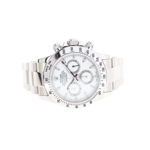 42 - Brand: Rolex
 Model Name: Daytona 
 Reference: 116520
 Movement: Automatic
 Papers: Guarantee Papers... 