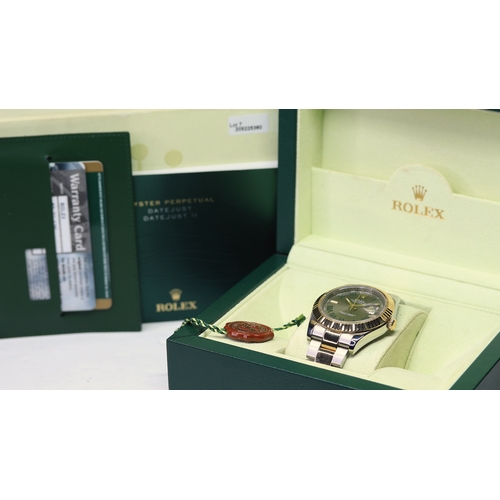 43 - Brand: Rolex
 Model Name: Datejust II 
 Reference: 116333
 Movement: Automatic
 Year: 2014
 Box: Ful... 