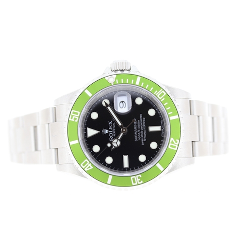 44 - Brand: Rolex
 Model Name: Submariner 'Kermit' 
 Reference: 16610LV
 Movement: Automatic
 Year: 2008
... 