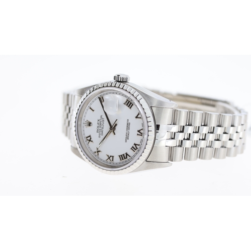 51 - Brand: Rolex
 Model Name: Date Just 
 Reference: 16220
 Movement: Automatic
 Year: 1989
 Box: Full B... 