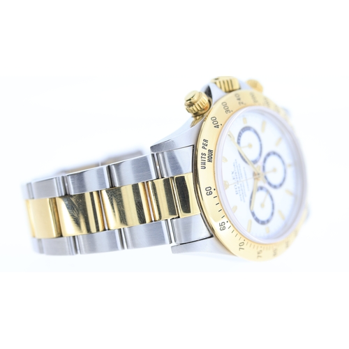 53 - Brand: Rolex
 Model Name: Daytona 
 Reference: 16523
 Movement: Automatic
 Year: Circa 1990
 Dial sh... 