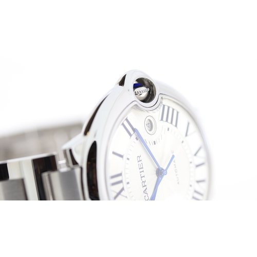 6 - Brand: Cartier
 Model Name: Ballon Bleu 
 Reference: 3765
 Movement: Automatic
 Dial shape: Circular... 