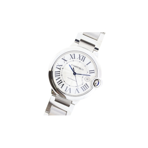 6 - Brand: Cartier
 Model Name: Ballon Bleu 
 Reference: 3765
 Movement: Automatic
 Dial shape: Circular... 