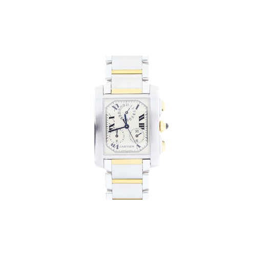 7 - Brand: Cartier
 Model Name: Tank Francais Chronoflex 
 Reference: 2303
 Movement: Quartz
 Dial shape... 