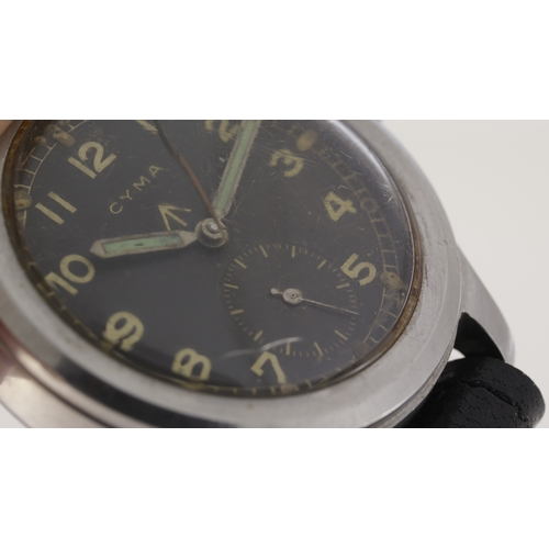 102 - Brand: Vintage Cyma
 Model Name: British Military 'Dirty Dozen' 
 Reference: W.W.W
 Movement: Manual... 