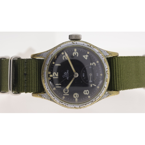 105 - Brand: Record
 Model Name: Dirty Dozen 
 Reference: W.W.W
 Movement: Manual Wind
 Year: 1940s
 Dial ... 