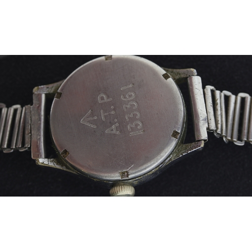 110 - Brand: Grana
 Model Name: A.T.P 
 Movement: Manual Wind
 Year: 1940s
 Dial shape: Circular
 Dial col... 