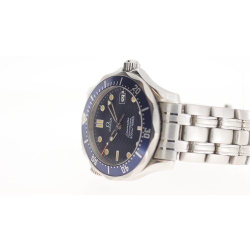 128 - Brand: Omega
 Model Name: Seamaster 300 M 
 Reference: 196.1502
 Movement: Quartz
 Dial shape: Circu... 