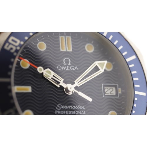 128 - Brand: Omega
 Model Name: Seamaster 300 M 
 Reference: 196.1502
 Movement: Quartz
 Dial shape: Circu... 