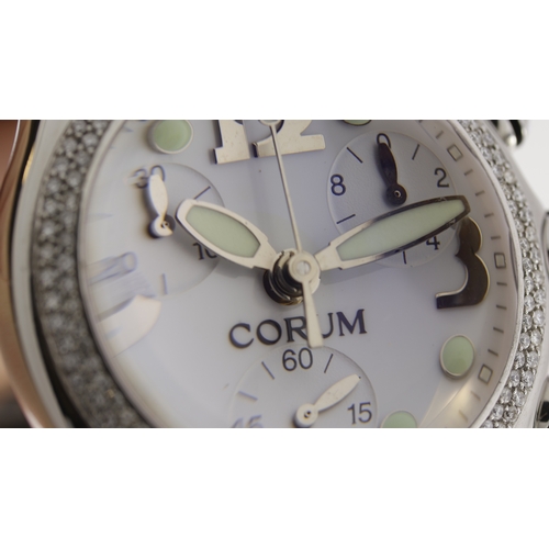 138 - Brand: Corum
 Model Name: Bubble 
 Reference: 396.150.20
 Movement: Quartz
 Dial shape: Circular
 Di... 