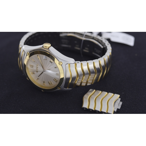 144 - Brand: Ebel
 Model Name: Classic Wave 
 Reference: E1187F41
 Movement: Quartz
 Dial shape: Circular
... 