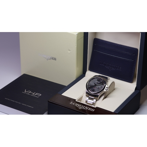 147 - Brand: Longines
 Model Name: Conquest 
 Reference: L3.716.4
 Movement: Quartz
 Year: 2022
 Box: Full... 