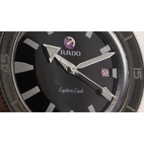 160 - Brand: Rado
 Model Name: Captain Cook 
 Reference: 01.763.6105.3.015
 Movement: Automatic
 Year: 202... 