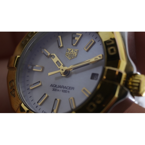 166 - Brand: Tag Heuer
 Model Name: Aquaracer 
 Reference: WBD1420
 Movement: Quartz
 Year: 2019
 Box: Ful... 