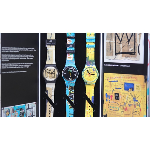 171 - Brand: Swatch
 Model Name: Jean-Michel Basquiat Triptych Box Set 
 Reference: SZS39
 Movement: Quart... 