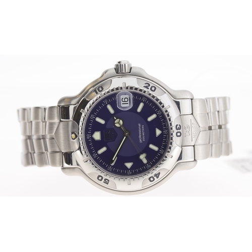 175 - Brand: Tag Heuer
 Model Name: Professional 6000 
 Reference: WH1115-K1
 Movement: Quartz
 Dial shape... 