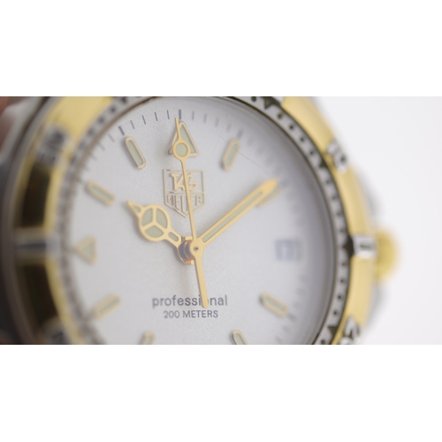 183 - Brand: Tag Heuer
 Model Name: Professtional 200m 
 Movement: Quartz
 Year: 1990's
 Dial shape: Circu... 