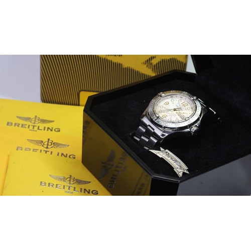 206 - Brand: Breitling
 Model Name: Superocean Steelfish 
 Reference: A17390/0
 Movement: Automatic
 Year:... 