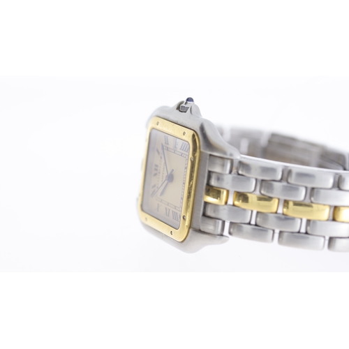 26 - Brand: Cartier
 Model Name: Panthere 
 Reference: 83957
 Movement: Quartz
 Year: Circa 1990s
 Box: i... 