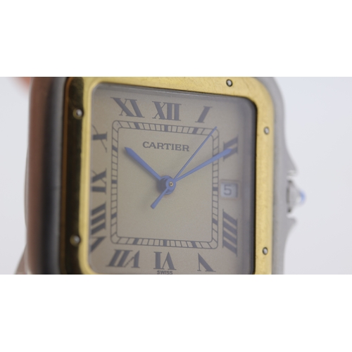 26 - Brand: Cartier
 Model Name: Panthere 
 Reference: 83957
 Movement: Quartz
 Year: Circa 1990s
 Box: i... 