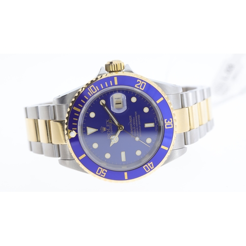 3 - Brand: Rolex
 Model Name: Submariner Steel & Gold 'Bluesy' 
 Reference: 16613
 Movement: Automatic
 ... 