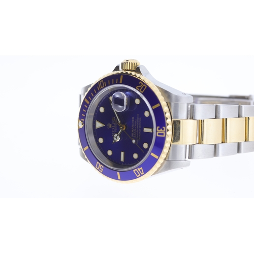 3 - Brand: Rolex
 Model Name: Submariner Steel & Gold 'Bluesy' 
 Reference: 16613
 Movement: Automatic
 ... 