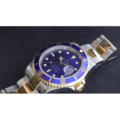 3 - Brand: Rolex
 Model Name: Submariner Steel & Gold 'Bluesy' 
 Reference: 16613
 Movement: Automatic
 ... 