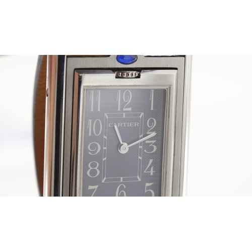 33 - Brand: Cartier
 Model Name: Tank Basculante 
 Reference: 2405
 Movement: Quartz
 Year: Circa 2000
 B... 