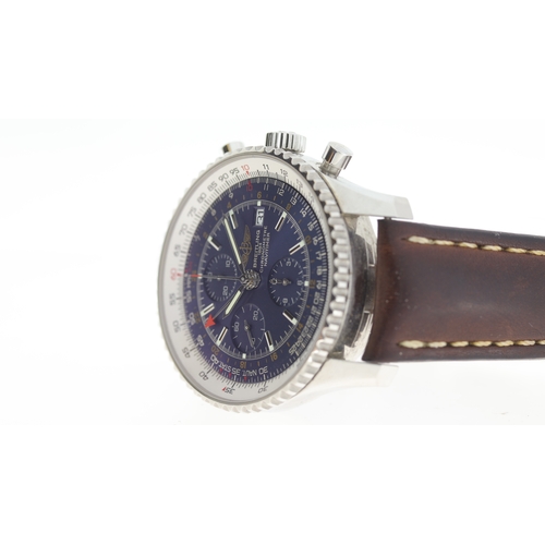 41 - Brand: Breitling
 Model Name: Navitimer World 
 Reference: A24322
 Movement: Automatic
 Dial shape: ... 