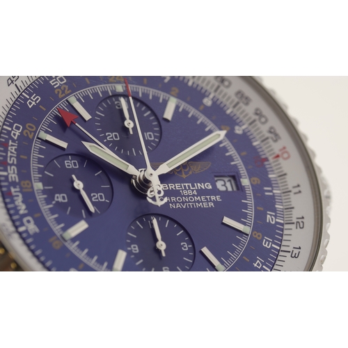 41 - Brand: Breitling
 Model Name: Navitimer World 
 Reference: A24322
 Movement: Automatic
 Dial shape: ... 