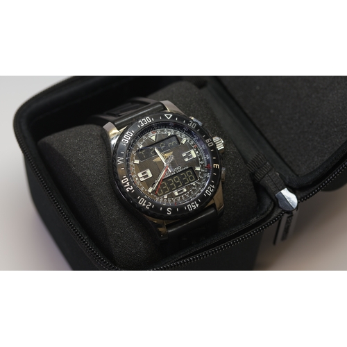 47 - Brand: Breitling
 Model Name: Airwolf Raven 
 Reference: A78364
 Movement: Quartz
 Box: Service Case... 