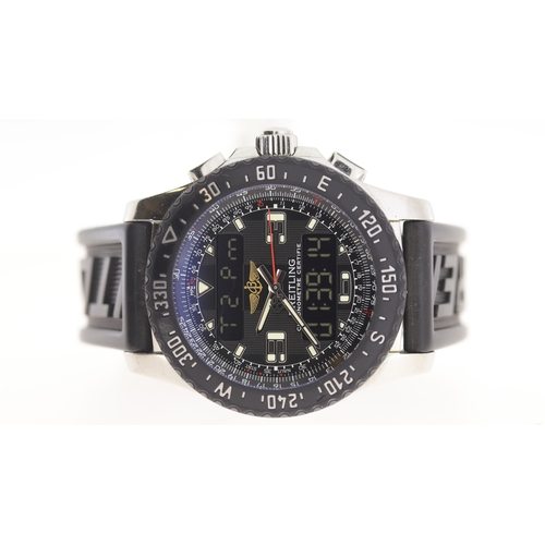 47 - Brand: Breitling
 Model Name: Airwolf Raven 
 Reference: A78364
 Movement: Quartz
 Box: Service Case... 