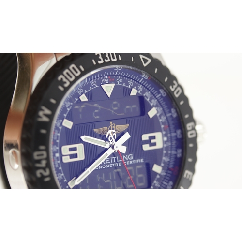 47 - Brand: Breitling
 Model Name: Airwolf Raven 
 Reference: A78364
 Movement: Quartz
 Box: Service Case... 