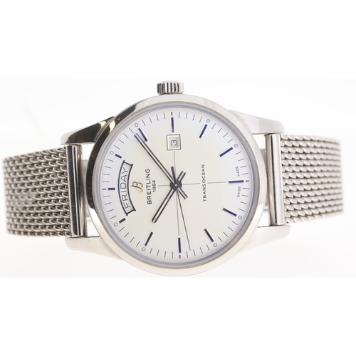 5 - Brand: Breitling
 Model Name: Transocean 
 Reference: A45310
 Movement: Automatic
 Year: 2013
 Box: ... 