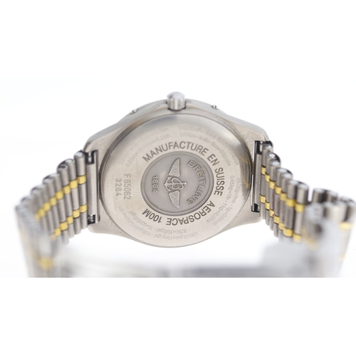 68 - Brand: Breitling
 Model Name: Aerospace 
 Reference: F65062
 Movement: Quartz
 Year: 1999
 Box: Full... 