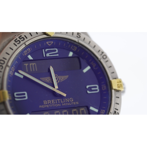 68 - Brand: Breitling
 Model Name: Aerospace 
 Reference: F65062
 Movement: Quartz
 Year: 1999
 Box: Full... 