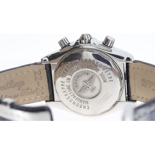 71 - Brand: Breilting
 Model Name: Chronomat Evolution 
 Reference: A13356
 Movement: Automatic
 Dial sha... 