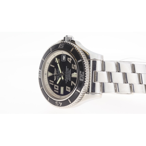 8 - Brand: Breitling
 Model Name: Superocean 
 Reference: A17364
 Movement: Automatic
 Box: Full Box
 Pa... 